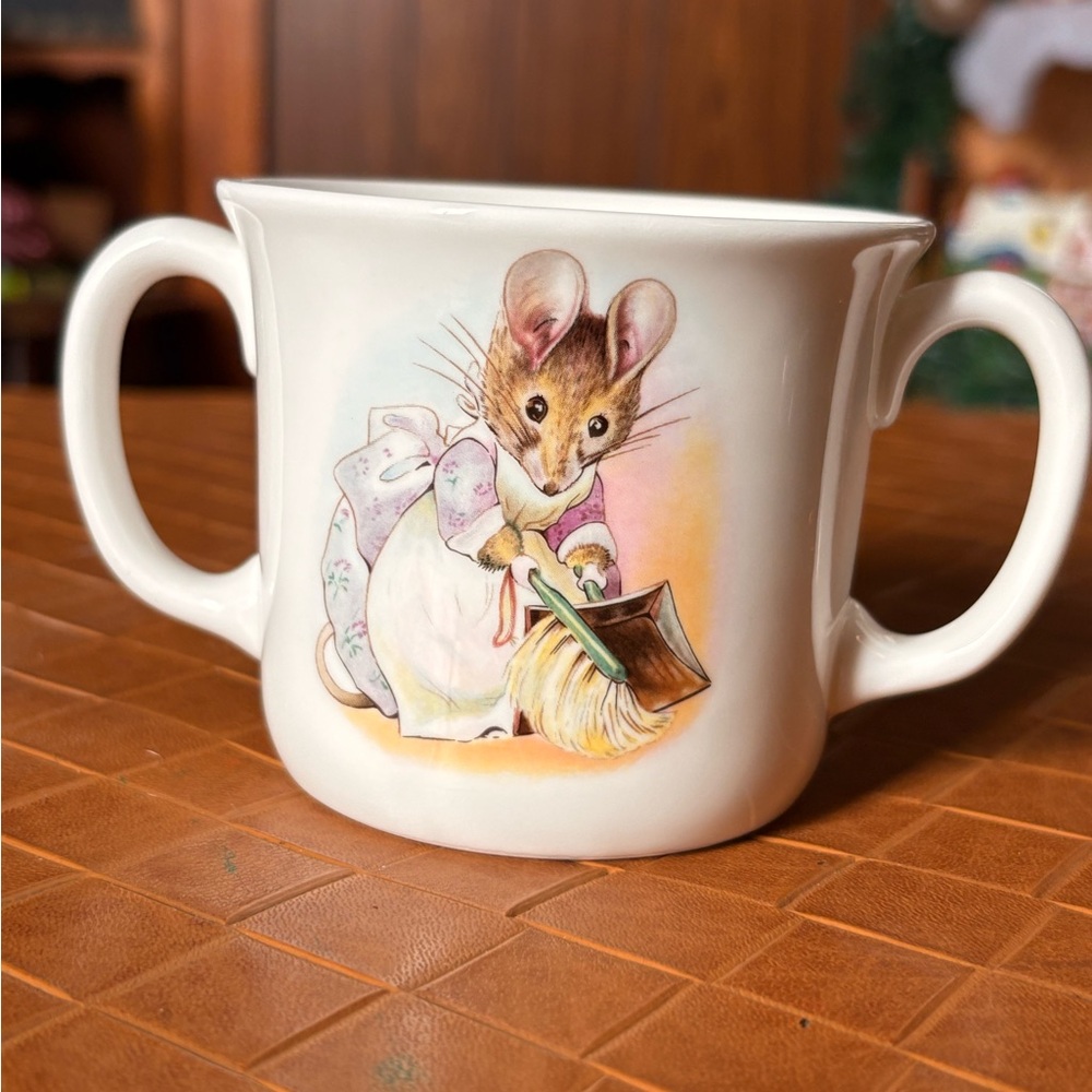 Adorable Mouse Double-Handled Mug